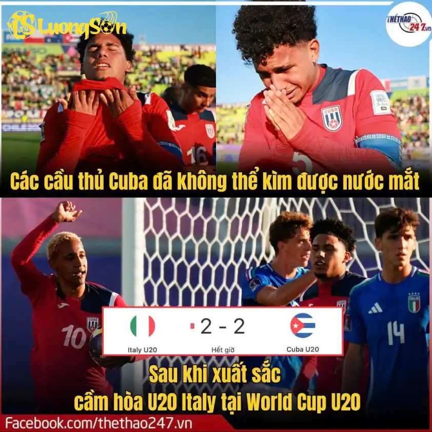 U20 Cuba ăn mừng bàn thắng. U20 Cuba ăn mừng bàn thắng.