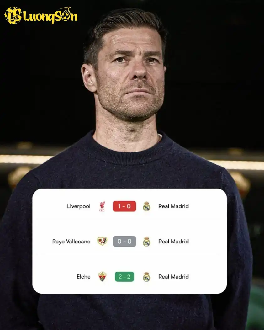 Alonso đứng trước muôn vàn áp lực khi Los Blancos không thắng 3 trận liên tiếp Alonso đứng trước muôn vàn áp lực khi Los Blancos không thắng 3 trận liên tiếp