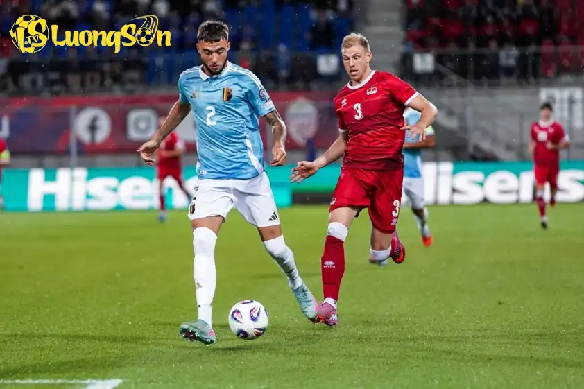 Bỉ hoàn toàn vượt trội so với Liechtenstein. Bỉ hoàn toàn vượt trội so với Liechtenstein.